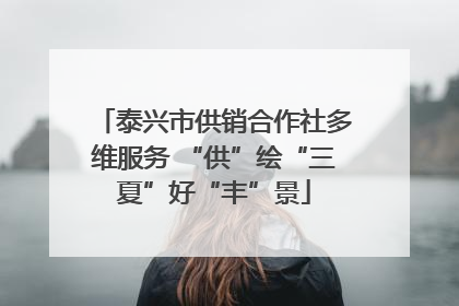 泰兴市供销合作社多维服务 “供”绘“三夏”好“丰”景