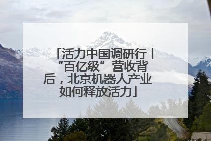 活力中国调研行丨 “百亿级”营收背后，北京机器人产业如何释放活力