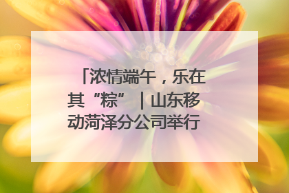 浓情端午，乐在其“粽”｜山东移动菏泽分公司举行端午节主题活动