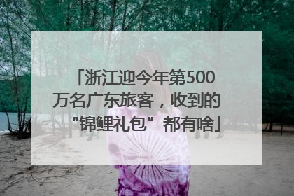 浙江迎今年第500万名广东旅客，收到的“锦鲤礼包”都有啥