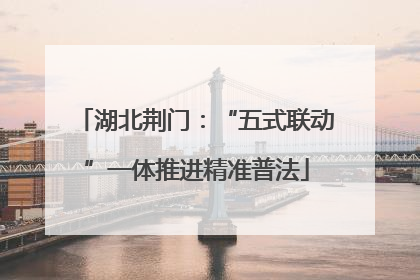 湖北荆门：“五式联动”一体推进精准普法