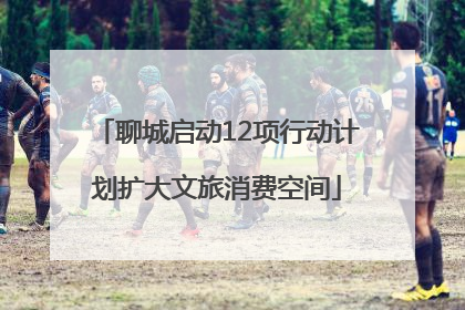 聊城启动12项行动计划扩大文旅消费空间