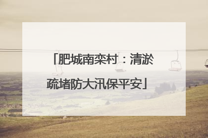 肥城南栾村：清淤疏堵防大汛保平安
