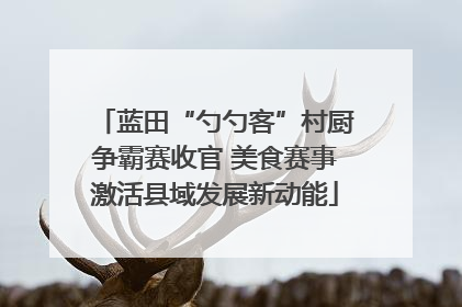 蓝田“勺勺客”村厨争霸赛收官 美食赛事激活县域发展新动能