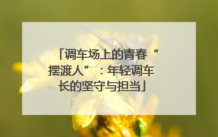 调车场上的青春“摆渡人”：年轻调车长的坚守与担当
