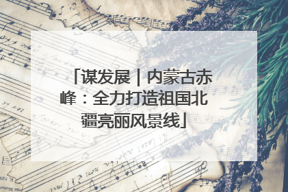 谋发展｜内蒙古赤峰：全力打造祖国北疆亮丽风景线