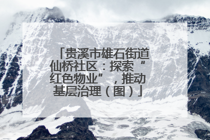 贵溪市雄石街道仙桥社区：探索“红色物业”，推动基层治理（图）
