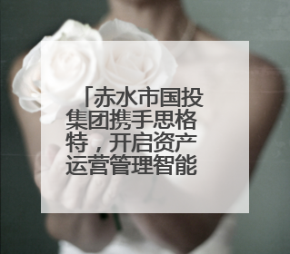赤水市国投集团携手思格特，开启资产运营管理智能化新时代！