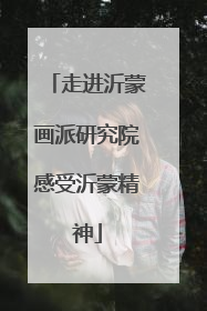 走进沂蒙画派研究院感受沂蒙精神