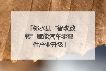 邻水县“智改数转”赋能汽车零部件产业升级