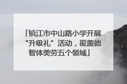 镇江市中山路小学开展“升级礼”活动，覆盖德智体美劳五个领域
