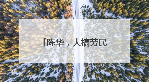 陈华，大搞劳民伤财的“形象工程”“政绩工程”