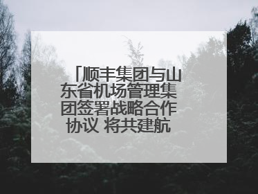 顺丰集团与山东省机场管理集团签署战略合作协议 将共建航空物流新生态