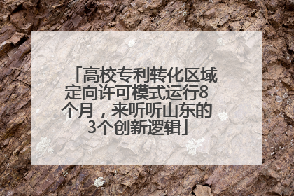 高校专利转化区域定向许可模式运行8个月，来听听山东的3个创新逻辑
