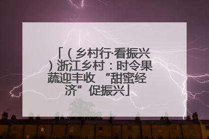 （乡村行·看振兴）浙江乡村：时令果蔬迎丰收 “甜蜜经济”促振兴