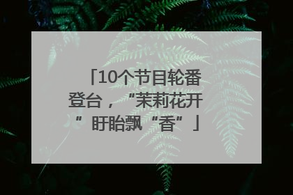 10个节目轮番登台，“茉莉花开”盱眙飘“香”