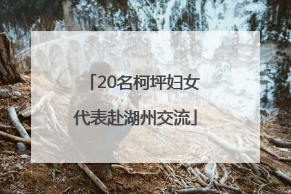 20名柯坪妇女代表赴湖州交流
